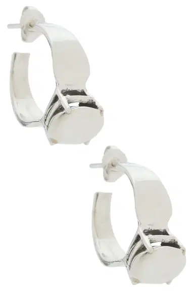 Martine Ali Silver Stone Earring | Thumbnail 1 Martine Ali Silver Stone Earring | Thumbnail 1