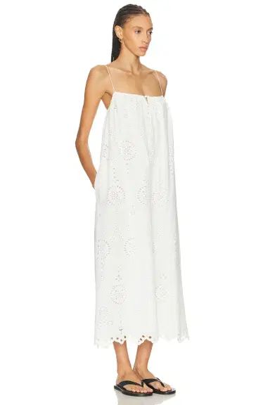 Matteau Broderie Cami Midi Dress | Thumbnail 2