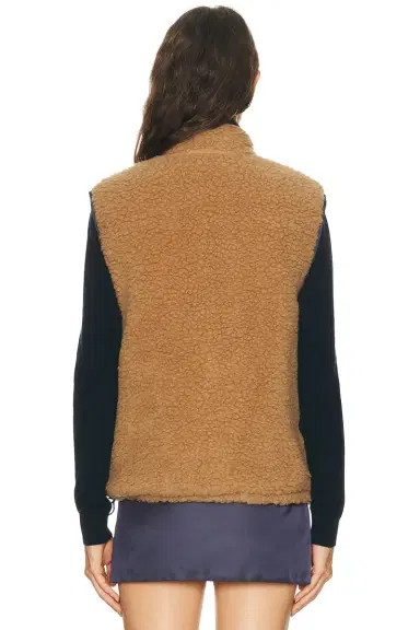 Miu Miu Teddy Ponge'nylon Piumino Vest | Thumbnail 4 Miu Miu Teddy Ponge'nylon Piumino Vest | Thumbnail 4