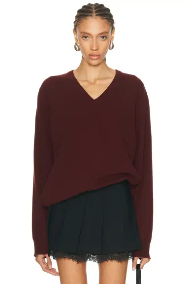 Maison Margiela V-Neck Sweater | Thumbnail 1 Maison Margiela V-Neck Sweater | Thumbnail 1