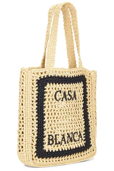 Casablanca Raffia Tote Bag | Thumbnail 4 Casablanca Raffia Tote Bag | Thumbnail 4