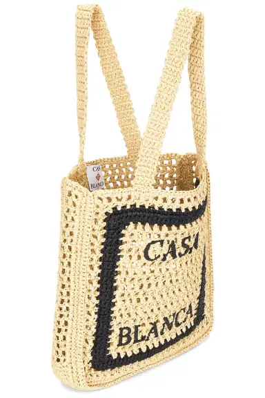 Casablanca Raffia Tote Bag | Thumbnail 5 Casablanca Raffia Tote Bag | Thumbnail 5