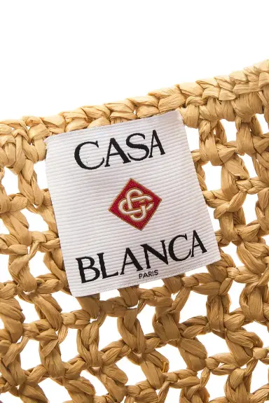 Casablanca Raffia Tote Bag | Thumbnail 6 Casablanca Raffia Tote Bag | Thumbnail 6
