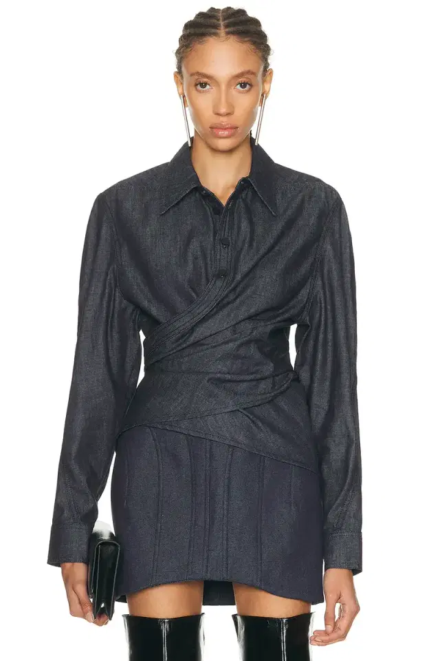 Mugler Long Sleeve Top