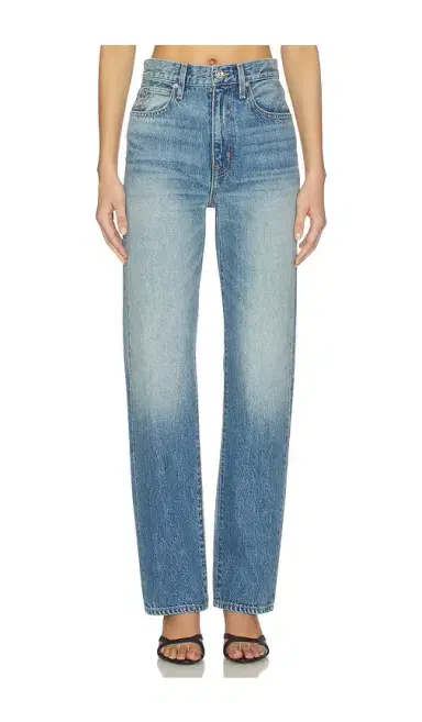 SLVRLAKE London High Rise Straight Leg Jeans | Thumbnail 1
