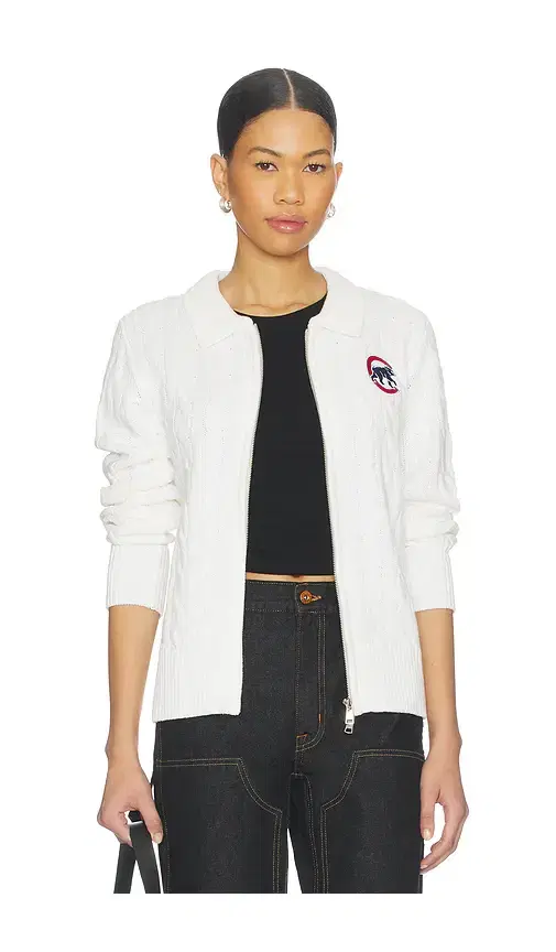 Terez x REVOLVE Chicago Cubs Zip Knit Cardigan