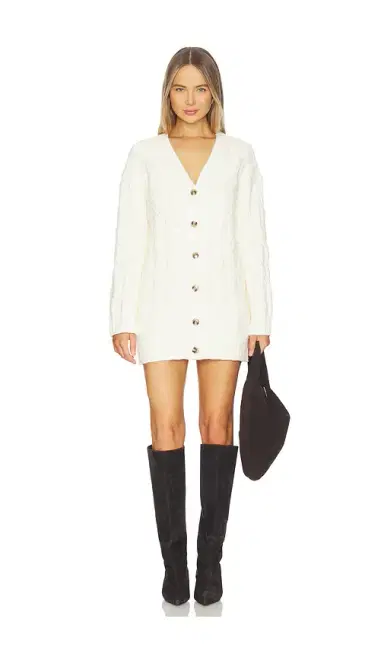 Lovers and Friends Abella Cardigan Mini Dress | Thumbnail 1 Lovers and Friends Abella Cardigan Mini Dress | Thumbnail 1