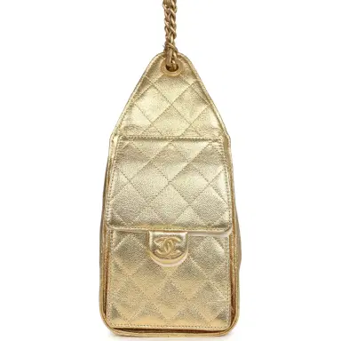 Chanel Chanel Small 25 Hobo Bag Metallic Gold Caviar Antique Gold Hardware | Thumbnail 4 Chanel Chanel Small 25 Hobo Bag Metallic Gold Caviar Antique Gold Hardware | Thumbnail 4