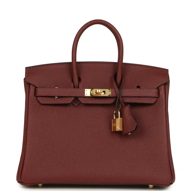 Hermes Birkin 25 Rouge H Togo Gold Hardware Hermes Birkin 25 Rouge H Togo Gold Hardware