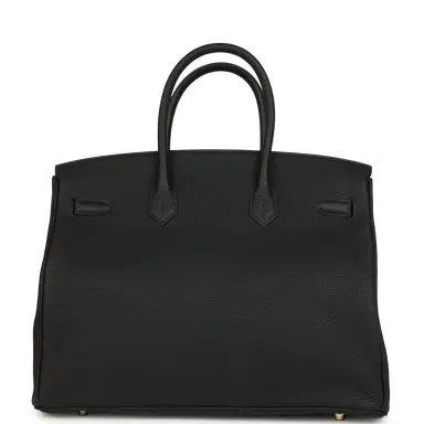HERMÈS Hermes Birkin 35 Black Togo Gold Hardware | Thumbnail 5