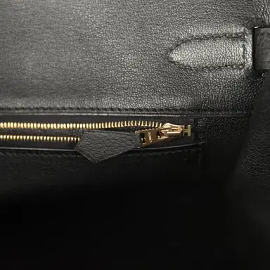 HERMÈS Hermes Birkin 35 Black Togo Gold Hardware | Thumbnail 9