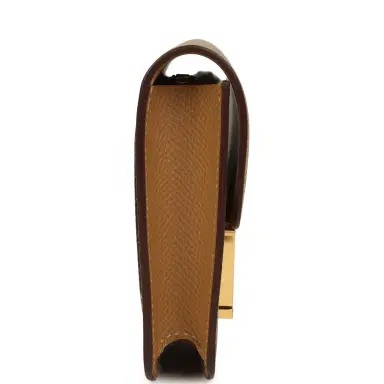 HERMÈS Hermes Constance Slim Wallet Biscuit Epsom Gold Hardware | Thumbnail 3