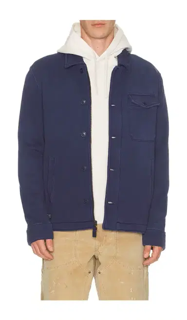 Polo Ralph Lauren Heavy Weight Fleece Garment Dyed Deck Jacket | Thumbnail 1 Polo Ralph Lauren Heavy Weight Fleece Garment Dyed Deck Jacket | Thumbnail 1