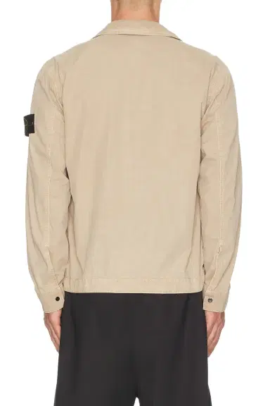 Stone Island Brushed Cotton Canvas Overshirt | Thumbnail 3 Stone Island Brushed Cotton Canvas Overshirt | Thumbnail 3