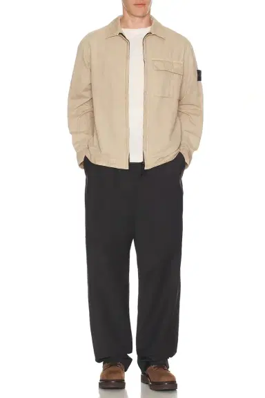 Stone Island Brushed Cotton Canvas Overshirt | Thumbnail 4 Stone Island Brushed Cotton Canvas Overshirt | Thumbnail 4