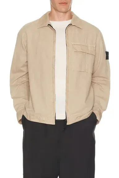 Stone Island Brushed Cotton Canvas Overshirt | Thumbnail 1 Stone Island Brushed Cotton Canvas Overshirt | Thumbnail 1