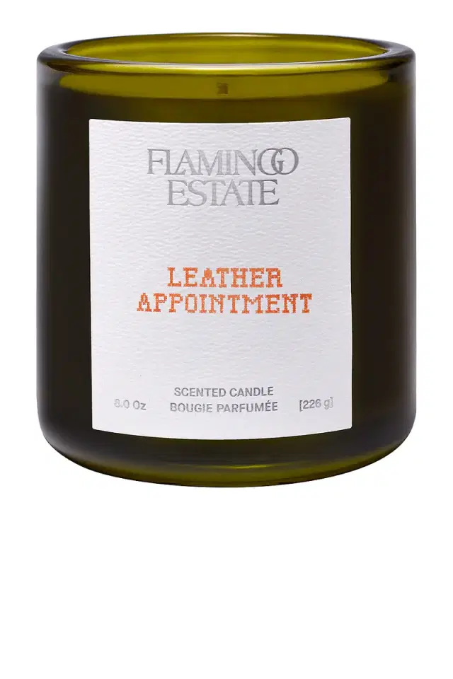 Flamingo Estate Leather Appointment 8oz Candle