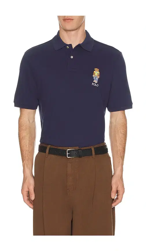 Polo Ralph Lauren Short Sleeve Basic Mesh Novelty Bear Polo