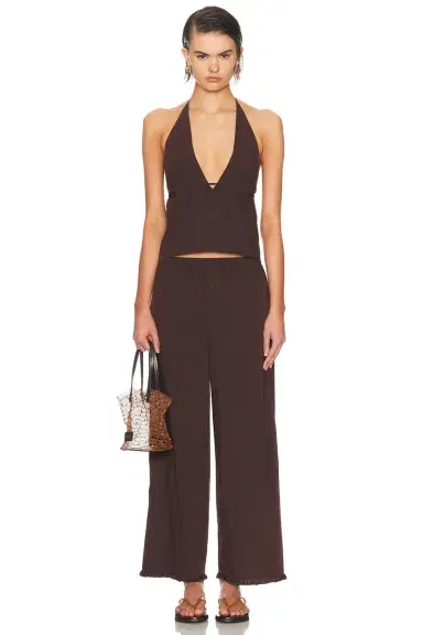 Deiji Studios Button Halter Top | Thumbnail 4 Deiji Studios Button Halter Top | Thumbnail 4