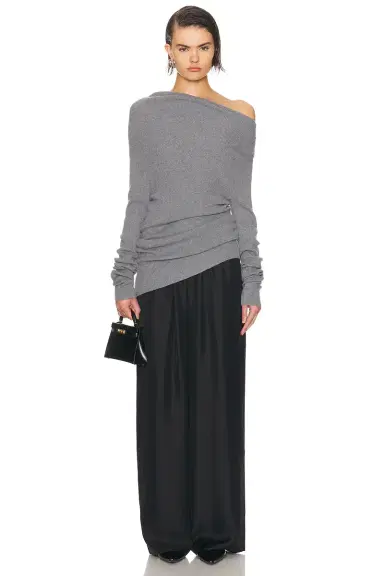 Lisa Yang Wide Leg Trouser | Thumbnail 5 Lisa Yang Wide Leg Trouser | Thumbnail 5