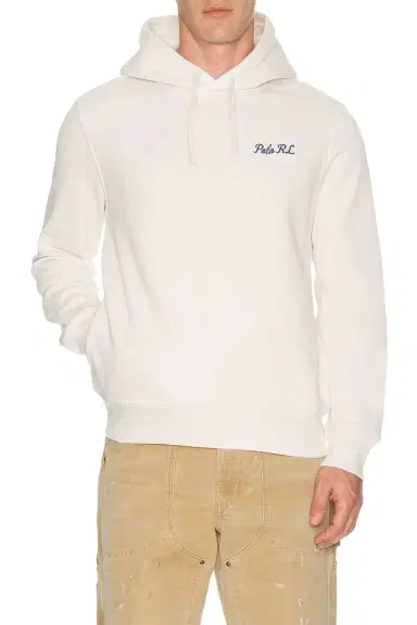 Polo Ralph Lauren Fleece Polo Script Heritage Bear Hoodie | Thumbnail 4