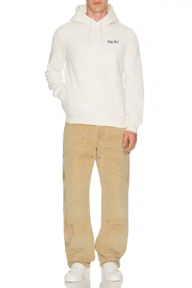 Polo Ralph Lauren Fleece Polo Script Heritage Bear Hoodie | Thumbnail 5