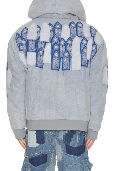 Who Decides War by Ev Bravado Fly Away Work Jacket | Thumbnail 3