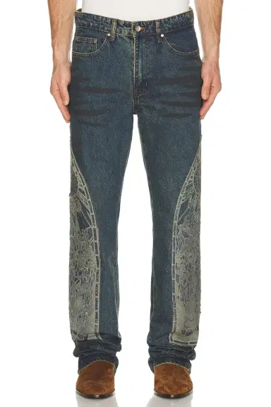 Who Decides War by Ev Bravado Mechanic Denim Pants | Thumbnail 1 Who Decides War by Ev Bravado Mechanic Denim Pants | Thumbnail 1