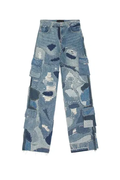 Who Decides War by Ev Bravado Unearthed Denim Cargo Pants | Thumbnail 6 Who Decides War by Ev Bravado Unearthed Denim Cargo Pants | Thumbnail 6