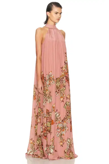 Hemant & Nandita Back Tie Maxi Dress | Thumbnail 2