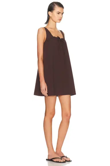 Deiji Studios Button Frill Mini Dress | Thumbnail 1 Deiji Studios Button Frill Mini Dress | Thumbnail 1