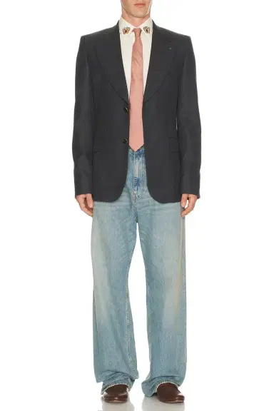 Valentino Poplin Long Sleeve Shirt | Thumbnail 3