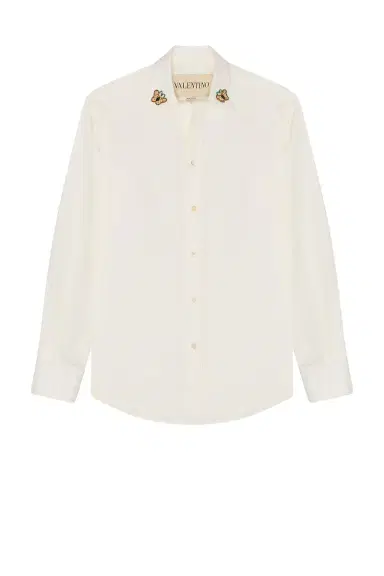 Valentino Poplin Long Sleeve Shirt | Thumbnail 4