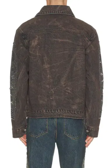 Who Decides War by Ev Bravado Mechanic Trucker Jacket | Thumbnail 3 Who Decides War by Ev Bravado Mechanic Trucker Jacket | Thumbnail 3