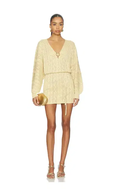 SPELL The Moss Knit Mini Dress | Thumbnail 1 SPELL The Moss Knit Mini Dress | Thumbnail 1