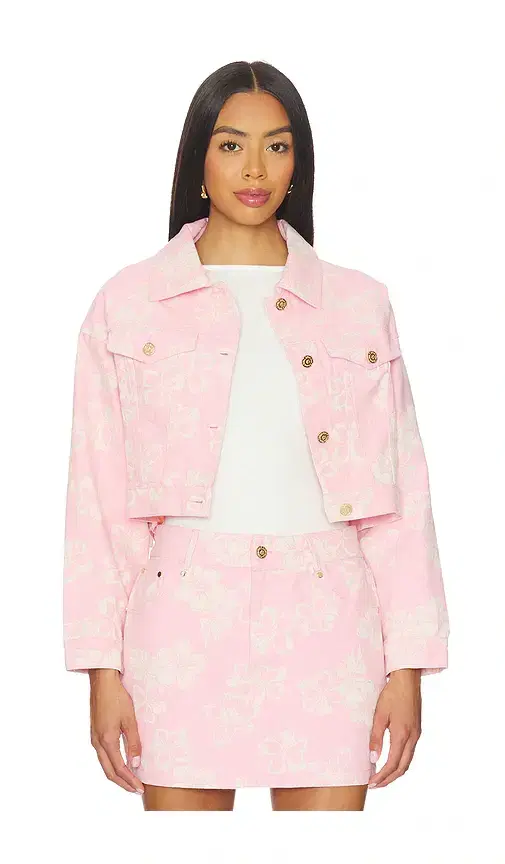 Kulani Kinis Pixie Cropped Denim Jacket