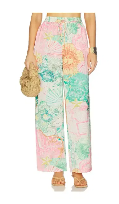 Kulani Kinis Draw String Resort Wide Leg Pant | Thumbnail 1