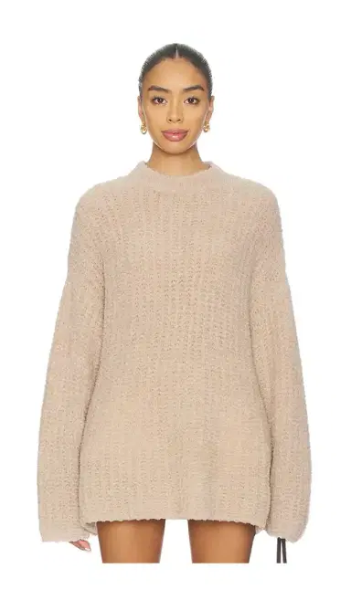 LaPointe Oversized Crew Neck Sweater | Thumbnail 2
