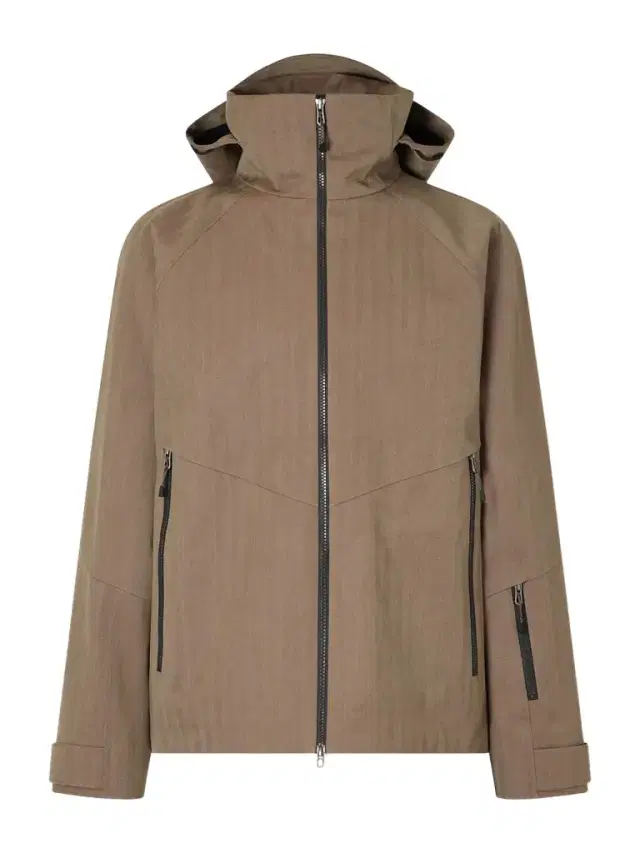 Intrepid Herringbone Virgin Wool Hooded Ski Jacket - Men