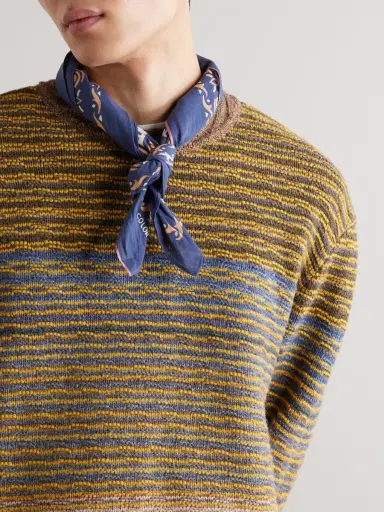 KAPITAL Antler Naja Printed Cotton-Voile Bandana - Men | Thumbnail 2