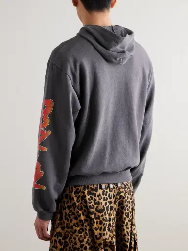 KAPITAL Buster Peckish Rainbowy Printed Cotton-Jersey Hoodie - Men | Thumbnail 3 KAPITAL Buster Peckish Rainbowy Printed Cotton-Jersey Hoodie - Men | Thumbnail 3