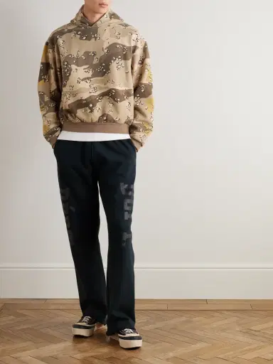 KAPITAL Peckish Choco-Chip Printed Cotton Hoodie - Men | Thumbnail 2 KAPITAL Peckish Choco-Chip Printed Cotton Hoodie - Men | Thumbnail 2