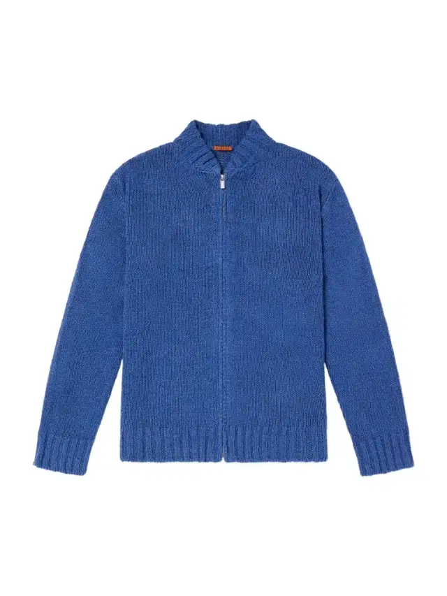 Barena Linen-Blend Zip-Up Cardigan - Men