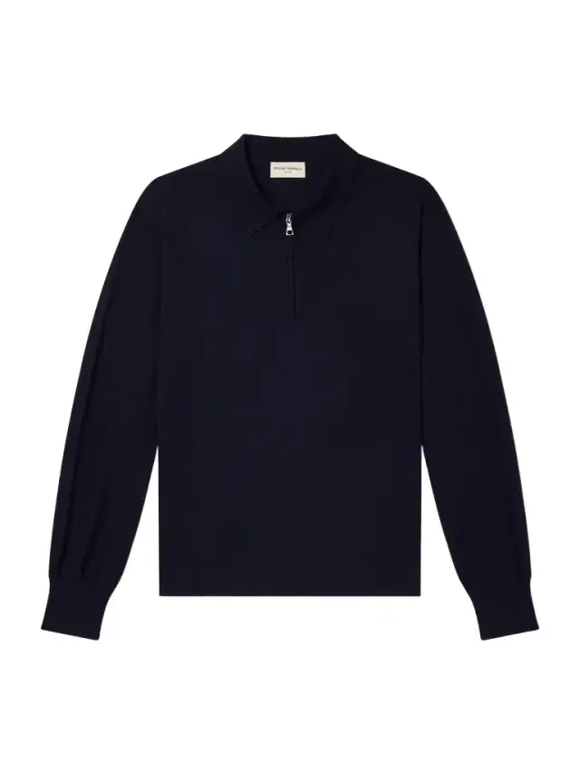 Wool Half-Zip Polo Sweater - Men