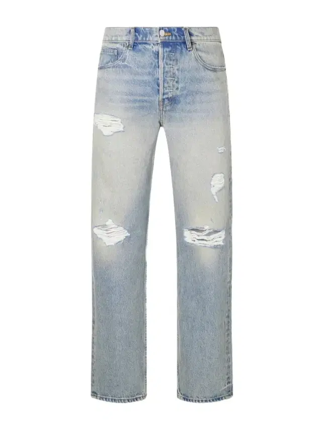 Frame Straight-Leg Distressed Jeans - Men