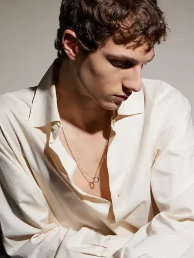 Foundrae 18-Karat White Gold Necklace - Men | Thumbnail 2