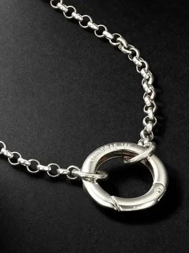 Foundrae 18-Karat White Gold Necklace - Men | Thumbnail 5
