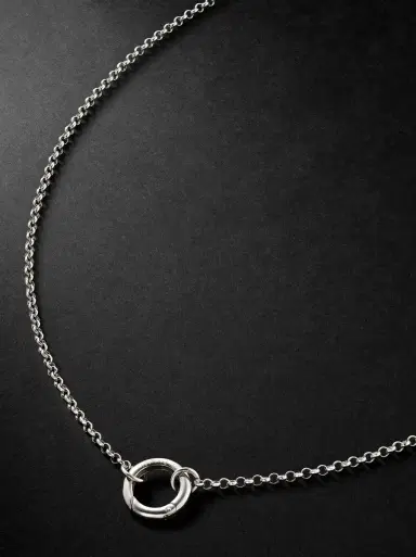 Foundrae 18-Karat White Gold Necklace - Men | Thumbnail 1