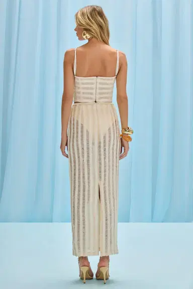 PatBo CELESTE KNIT MAXI SKIRT | Thumbnail 3