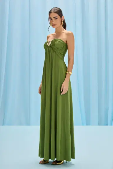 PatBo INTENSITY JERSEY STRAPLESS GOWN | Thumbnail 4